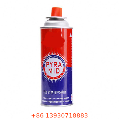Contenido del envase de gas butano 65 x 158 mm para gas y gas más ligero