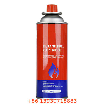 Válvula de aerosol para estufa de gas butano portátil para un ajuste fiable de la llama