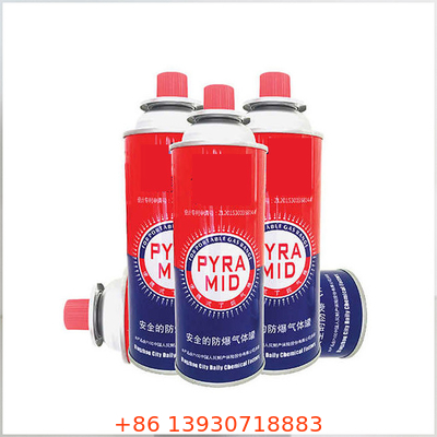 Contenedor de gas de butano de hojalata de capacidad 220g y 227g para su negocio