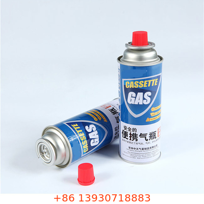 Conjunto de gas de butano resistente para cartuchos de gas de butano y uso de gas más ligero
