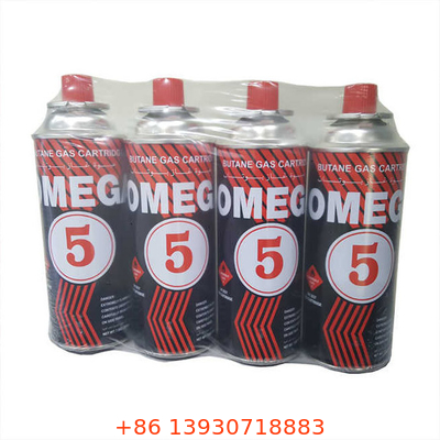 Contenido del envase de gas butano 65 x 158 mm para gas y gas más ligero