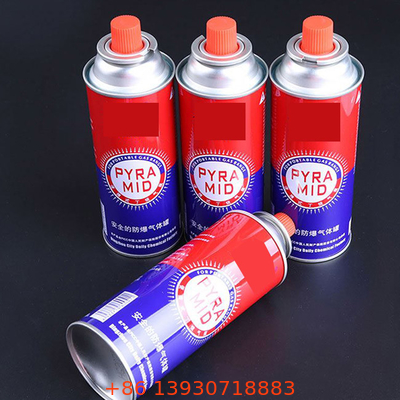 Conjunto de gas de butano resistente para cartuchos de gas de butano y uso de gas más ligero