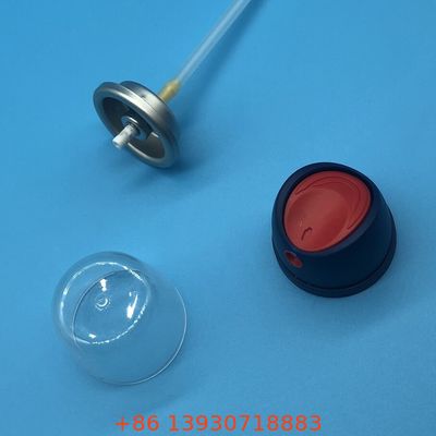 Válvula de pulverización corporal de desodorante compatible con variantes de tallo y carcasa personalizables