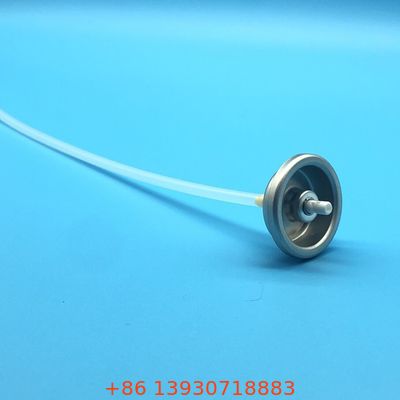 Válvula de pulverización corporal de desodorante con construcción de metal resistente a fugas