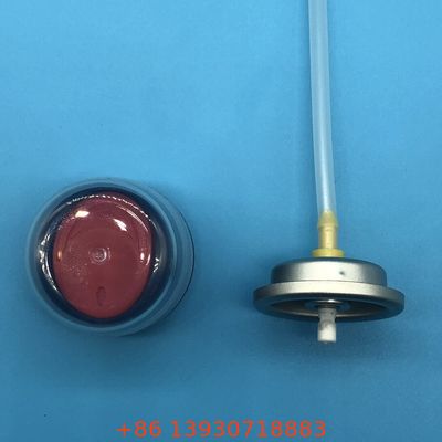 Válvula de aerosol corporal desodorante compatible con sistemas de propulsión a gas