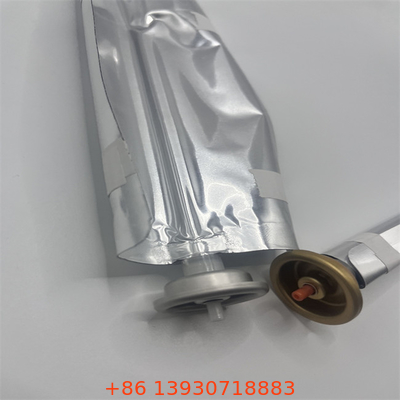 Capacidad personalizada Bolsa de aire de plata Bolsa de válvula para envases de aerosoles sin fugas