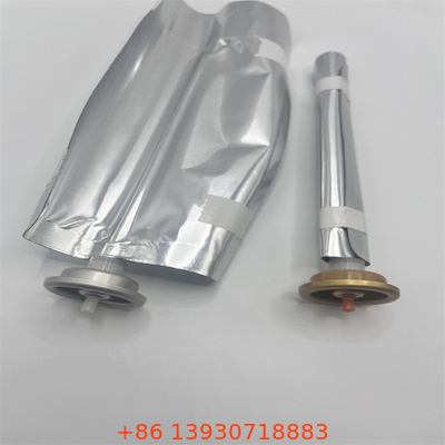 Bolsa de cilindro de plata ecológica en aerosoles de válvula con sello a prueba de fugas y amplio rango de temperatura