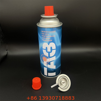 Cargador de combustible de butano para estufas y calentadores portátiles.
