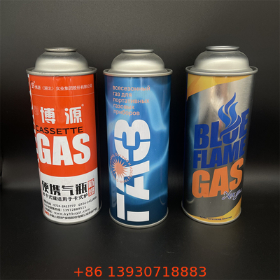 Un contenedor de gas portátil y ligero para el exterior, ideal para acampar y viajar en mochila