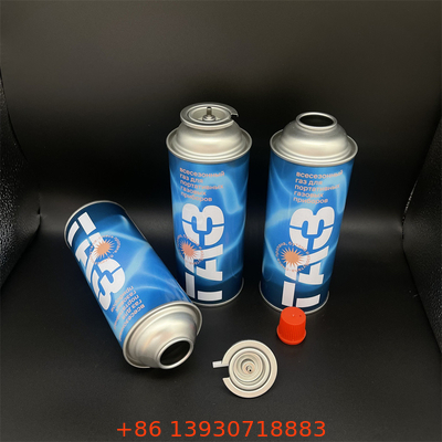 Un contenedor de gas portátil y ligero para el exterior, ideal para acampar y viajar en mochila