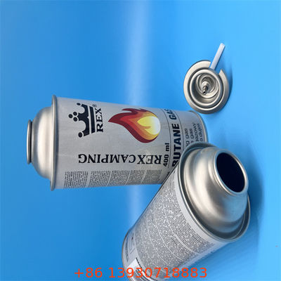 Portable Butane Gas Stove Valve with a High-Visibility Red Protective Cap