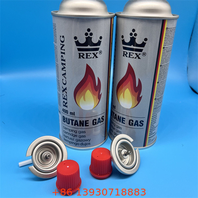 Envases de butano de grado industrial de 220 g para equipos de soldadura con cuerpo resistente a los impactos