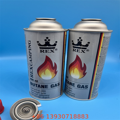Cartucho de gas de alta calidad lata de lata de contenedor duradero para combustible de campamento