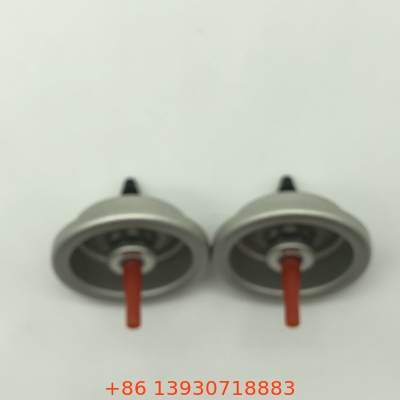 Válvula de reabastecimiento de encendedor de gas de butano rojo con resorte de acero inoxidable y carcasa invertida