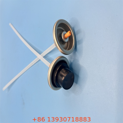 Pintura de pulverización natural estándar válvula de aerosoles Taza de montaje de hojalata lacada clara