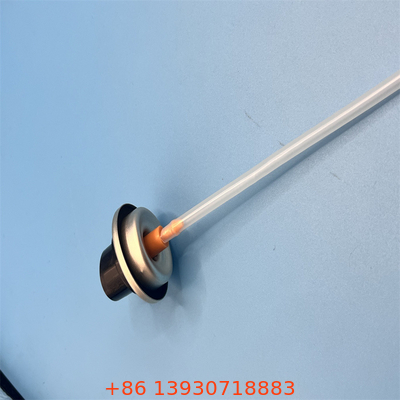 Válvula de pintura de pulverización de acero inoxidable con tubo de inmersión natural estándar para aplicaciones de aerosoles