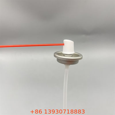 Válvula de limpieza de carburador de alto rendimiento, válvula de distribución de aerosoles resistente a solventes para limpiador de carburantes automotrices y mantenimiento del sistema de combustible