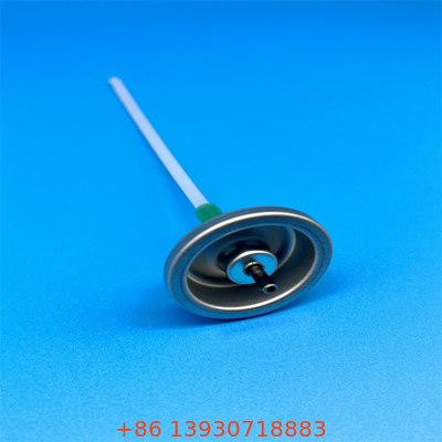 Válvula de aerosoles universal medido velocidad de rociado 50-200mcl sello de gasket Actuador de plata muestras gratuitas