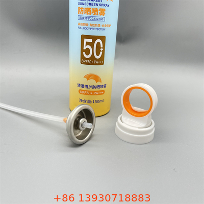 Botella de protector solar de tamaño de viaje con válvula accionada - Protección conveniente en movimiento - Fórmula aprobada por la TSA