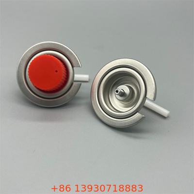 Compacta válvula de gas de cocina para uso doméstico. Regulador de gas de acero inoxidable de 1/4 de pulgada.