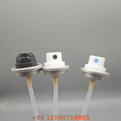 Válvula de pulverización antitranspirante de niebla sedosa de primera calidad para marcas de cuidado personal de lujo con actuador táctil y tecnología de pulverización omnidireccional