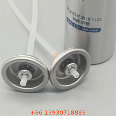 Válvula de niebla de protección solar de primera calidad para envases de productos cosméticos y de cuidado personal con diseño a prueba de fugas y a prueba de rocíos consistentes