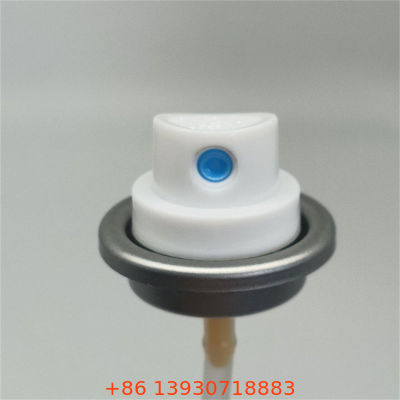 Válvula de pulverización antitranspirante compacta conforme a la TSA con actuador para cuidado personal de tamaño de viaje con diseño a prueba de fugas estable a presión