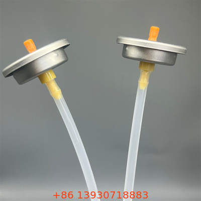 Válvula de espuma de afeitado de ajuste universal para latas de aerosoles de varias marcas con control de flujo ajustable