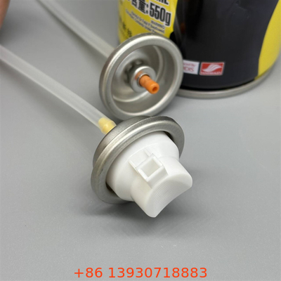 Válvula de limpieza de espuma compacta para viajeros con diseño a prueba de fugas