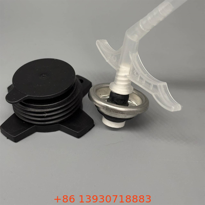 Válvula de espuma de PU ligera con tallo corto para jardinería con flujo ajustable
