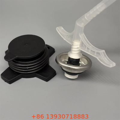Válvula de espuma de PU ligera con tallo corto para jardinería con flujo ajustable