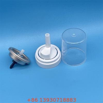 Válvula de distribución de aerosoles para el mousse capilar - para un diseño compacto