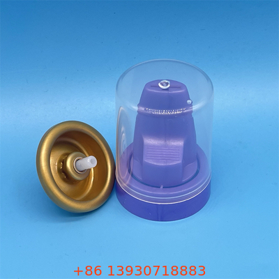 Sistema de válvula de aerosoles de aluminio de oro invertido de una pulgada para mousse de cabello premium