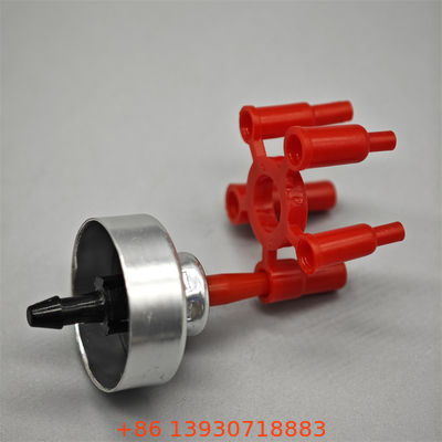 Válvula de recarga de gas para encendedores de alto rendimiento con adaptador para uso intensivo y alta tolerancia a la presión