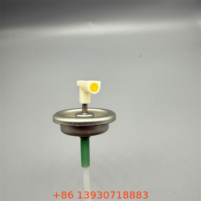 Válvula metálica de una pulgada con medidor para control de precisión de dispensación de aerosoles para latas de spray