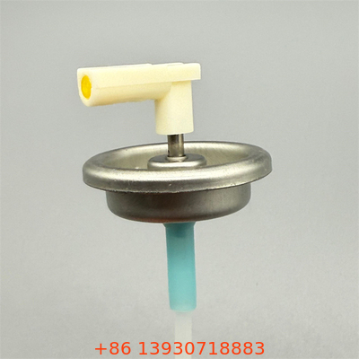 Válvula metálica de una pulgada con medidor para control de precisión de dispensación de aerosoles para latas de spray