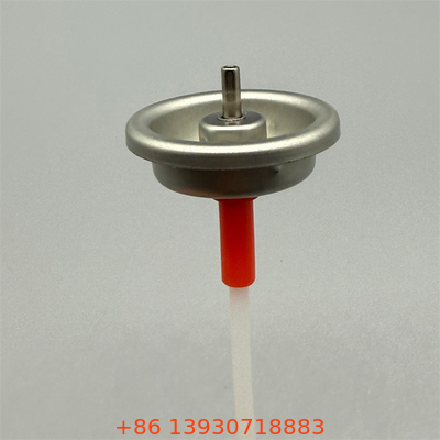 Válvula metálica de una pulgada con medidor para control de precisión de dispensación de aerosoles para latas de spray
