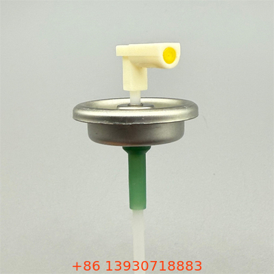 Válvula dosificadora de aerosol de 1 pulgada con vástago de plástico para ambientadores y aerosoles domésticos – Solución de dispensación de precisión