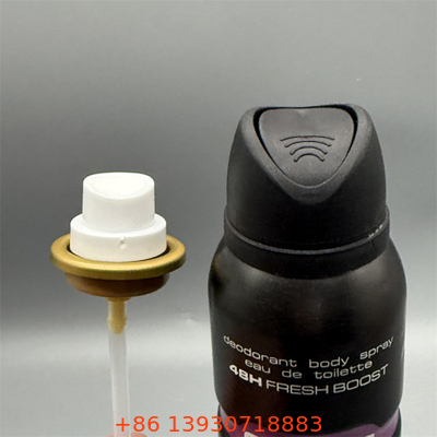Válvula de pulverización corporal de desodorante sostenible para productos naturales con materiales ecológicos