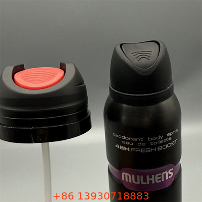 Válvula de aerosol para desodorante corporal robusta para cosméticos con diseño ergonómico y a prueba de fugas
