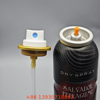Válvula de aerosol para desodorante corporal robusta para cosméticos con diseño ergonómico y a prueba de fugas