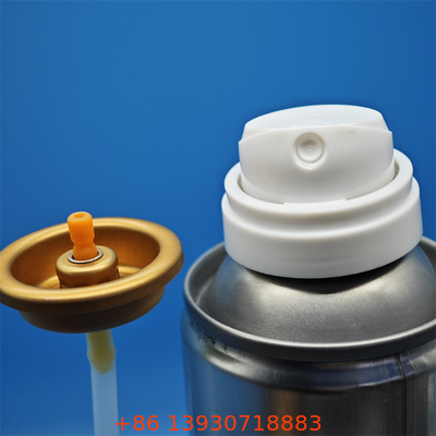 Válvula de aerosol para ambientador de aire a prueba de niños para productos de fragancia para el hogar con sistema de dispensación a prueba de manipulaciones