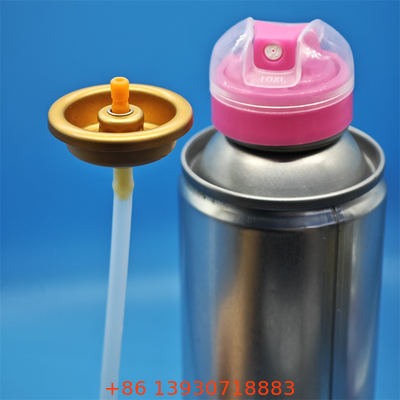 Válvula de refrescador de aire con aerosoles de pulverización sostenible para sistemas de reabastecimiento de hospitalidad con control de bajas emisiones