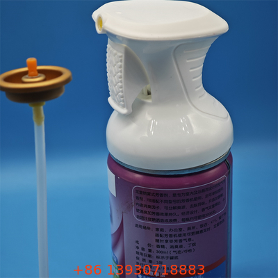 Válvula de ambientador en aerosol resistente a vibraciones para sistemas de cabina de vehículos con tecnología SecureFit anti-fugas