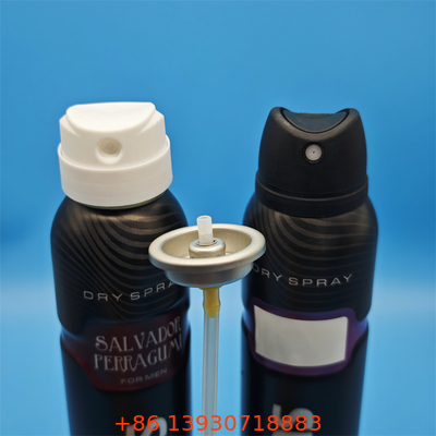 1 pulgada de desodorante de la válvula de pulverización del cuerpo con el spray suave para hombres y mujeres