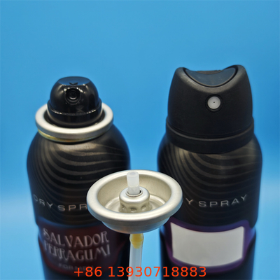 Válvula de aerosol desodorante hipoalergénico para formulaciones de pieles naturales y sensibles con vía de material puro y activación suave