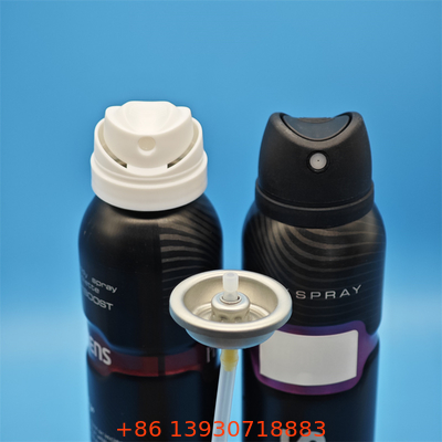Válvula de aerosol para el cuerpo desodorante compatible con alta velocidad para marcas de cuidado personal del mercado masivo y envasadores por contrato, con construcción robusta y salida consistente