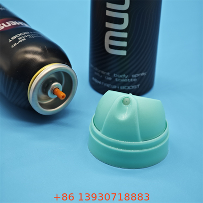 Válvula de spray corporal para desodorante con diseño ecológico para marcas de cuidado personal sostenibles y embalaje reciclable con plástico reducido y contenido reciclado