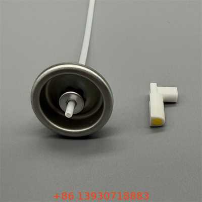 Válvulas aerosoles industriales de uso pesado para lubricantes y limpiadores de precisión con resistencia química y sellado fiable.
