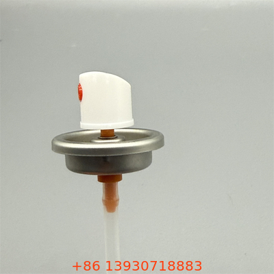 Válvula de pulverización de pintura macho compacta por gravedad para kits portátiles de retoque con control de fluido de adaptación de viscosidad y cierre antigoteo